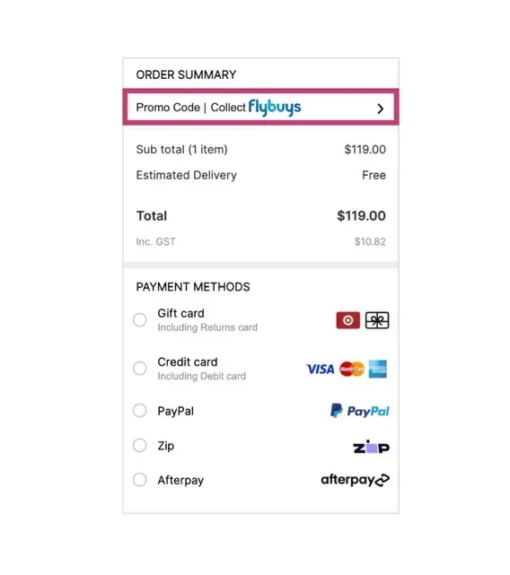 Target checkout screenshots showing where to enter Target discount codes
