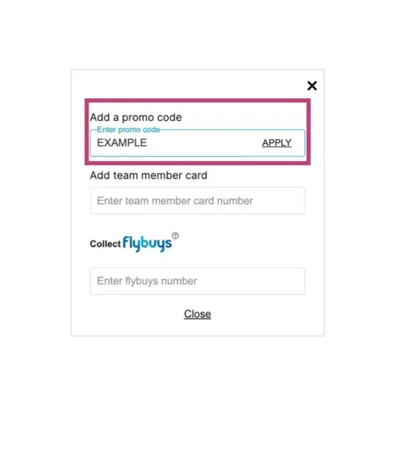 Screenshot of Target checkout showing promo code field for applying Target discount codes