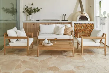 Carter outdoor lounge set from Temple & Webster available with a Temple and Webster discount code