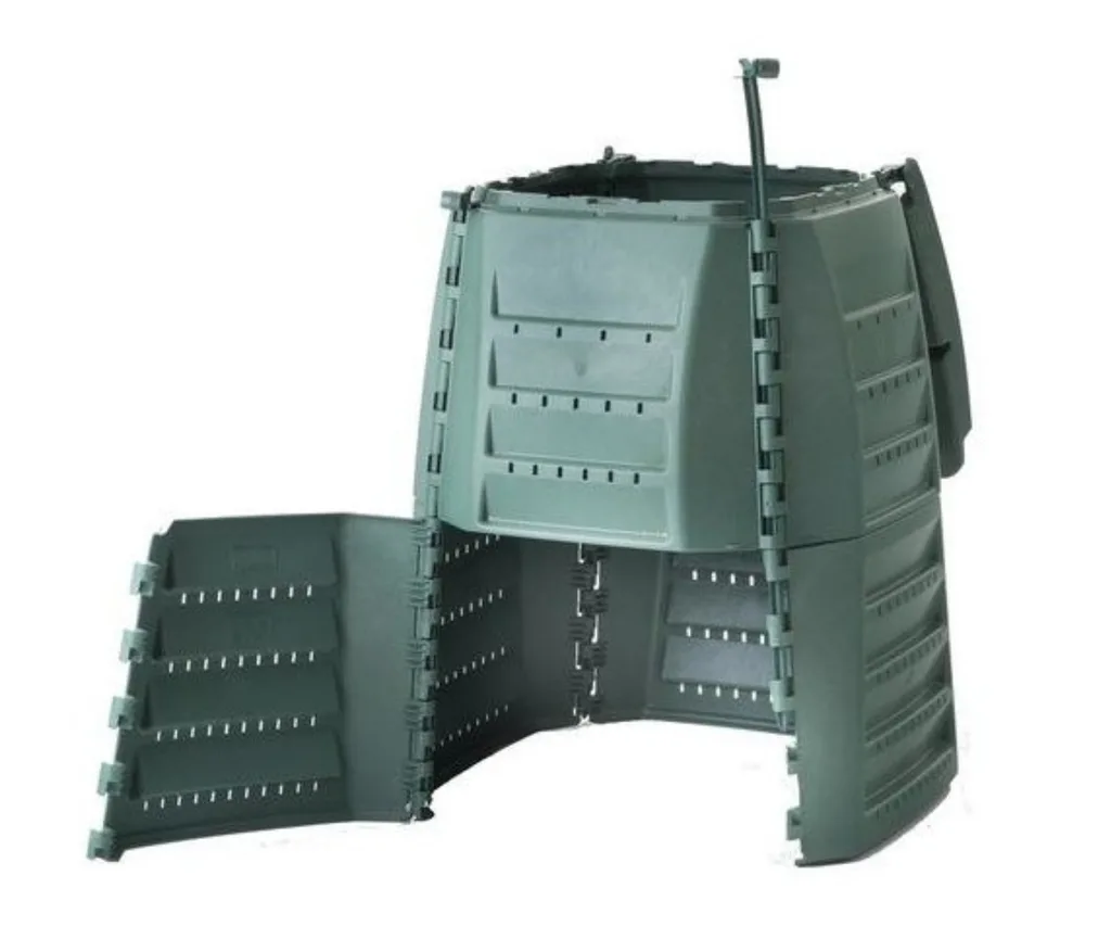 dark green compost with bottom door open