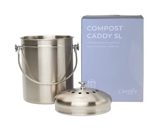 Zenify Earth stainless steek compost bin, Amazon