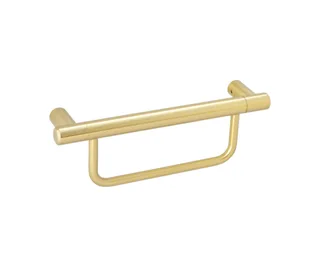 Aliro hand towel rail in brushed brass, ABI Interiors