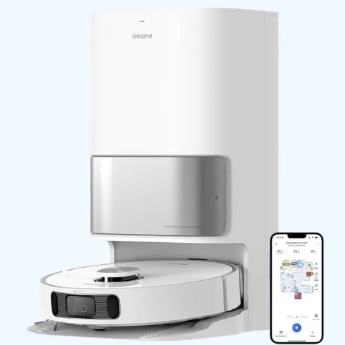 dreame L10s Ultra Robot Vacuum and Mop, Auto Mop Cleaning and Drying,Self-Refilling andSelf-Emptying Base for 60 Days of Cleaning,5300Pa Suction and AI Navigation