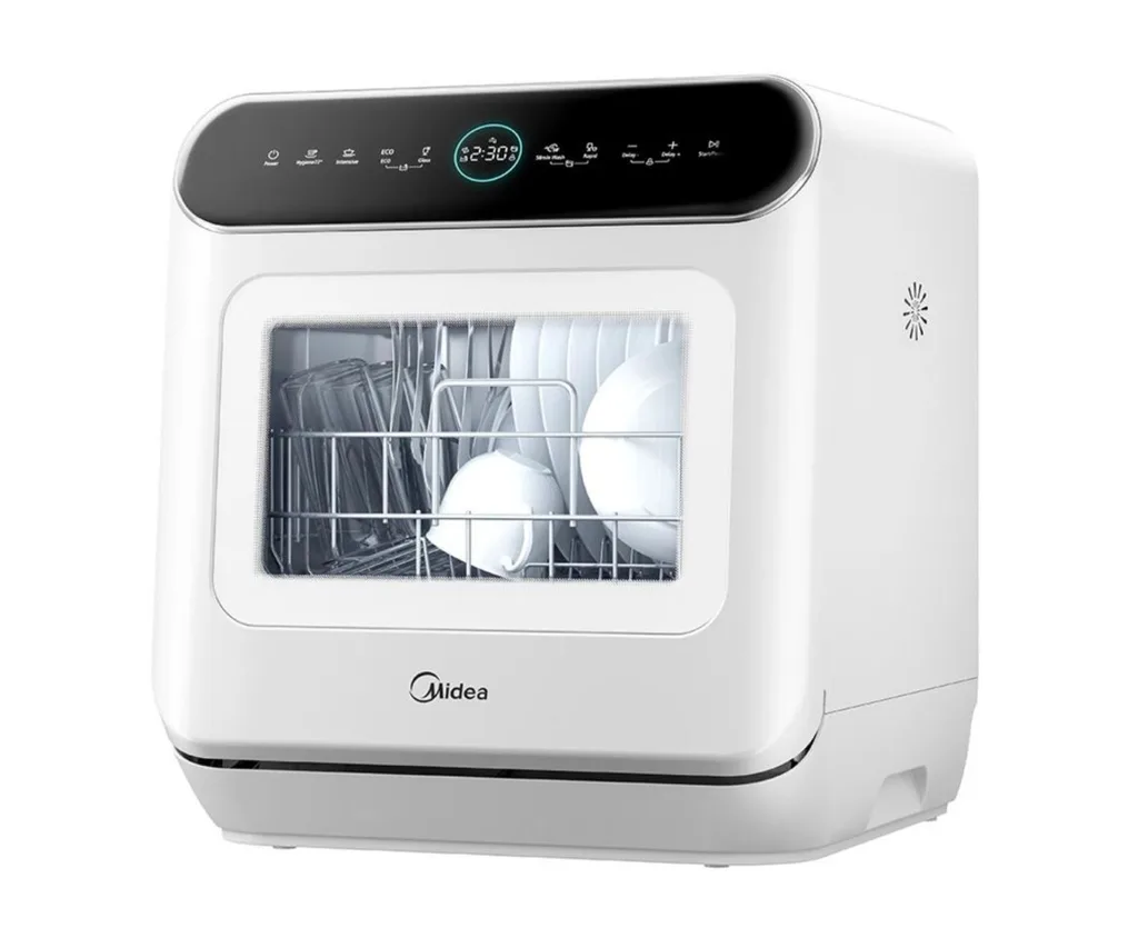 Midea 3rd Gen Benchtop Mini Dishwasher White MDWMINIPLUS