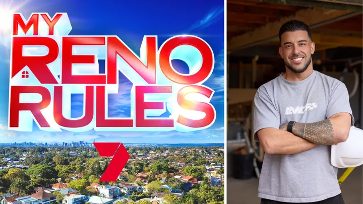 my reno rules logo and header image with side image of adrian portelli with arms crossed