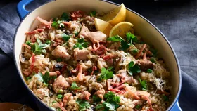 The easiest no-stir chicken risotto