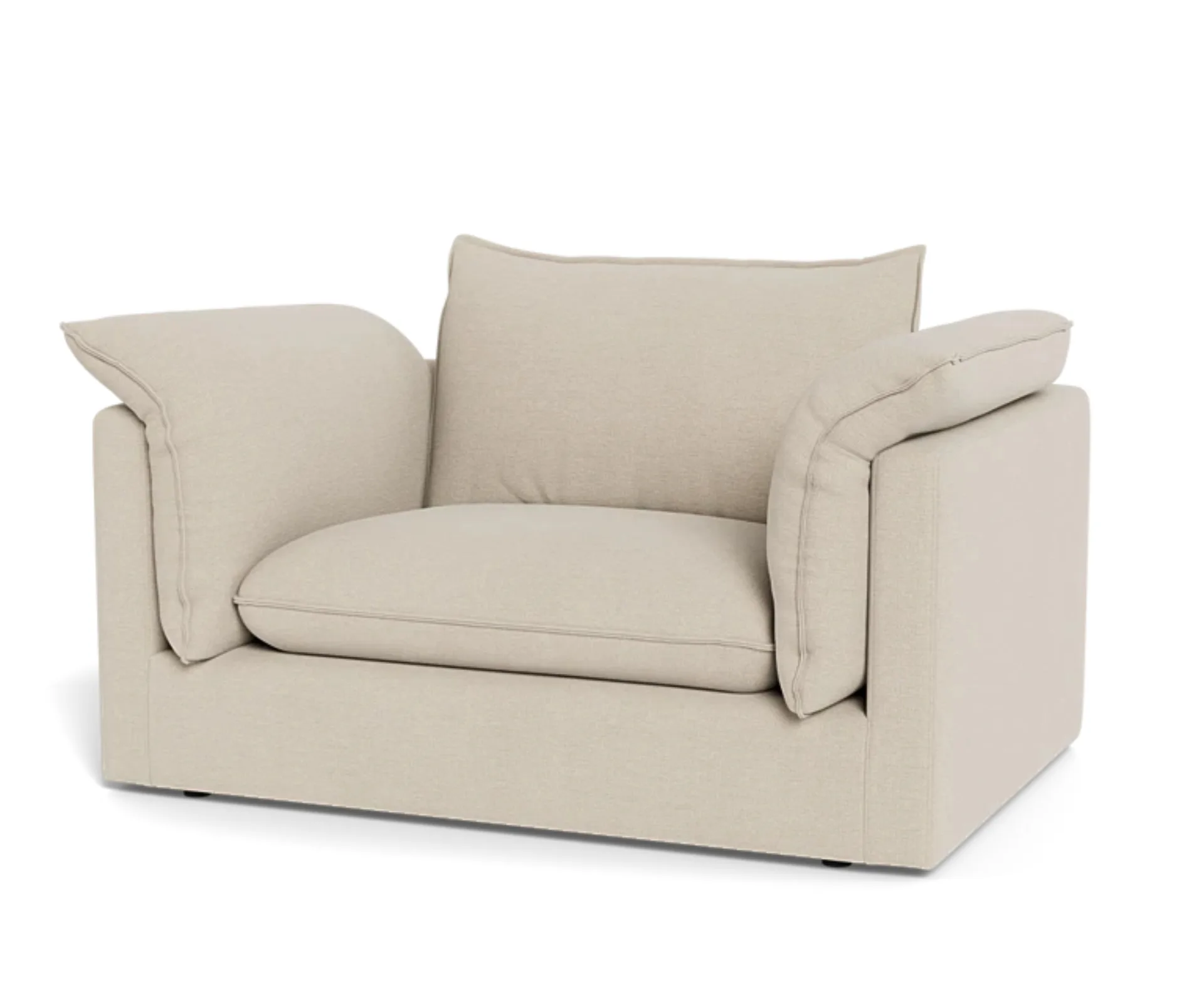 sorrento armchair 1 seater in taupe colour