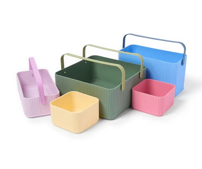 Wave multicoloured caddy storage organisation set from Kmart