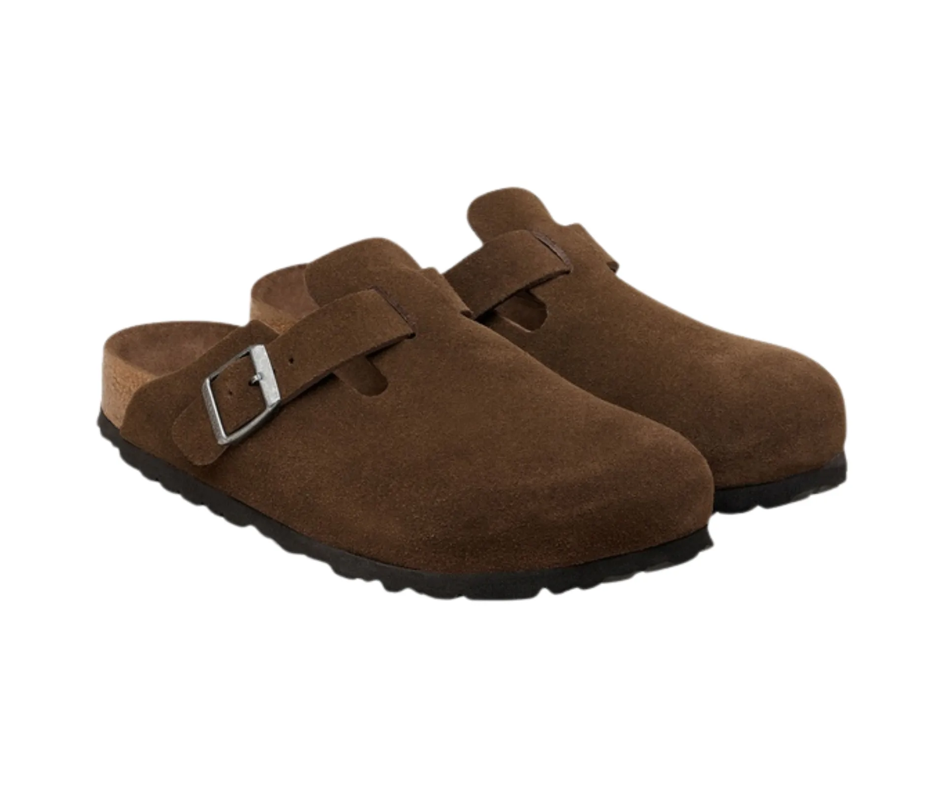 Birkenstock Boston Clogs in Suede