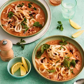 Colin’s ultimate prawn shell bisque noodles