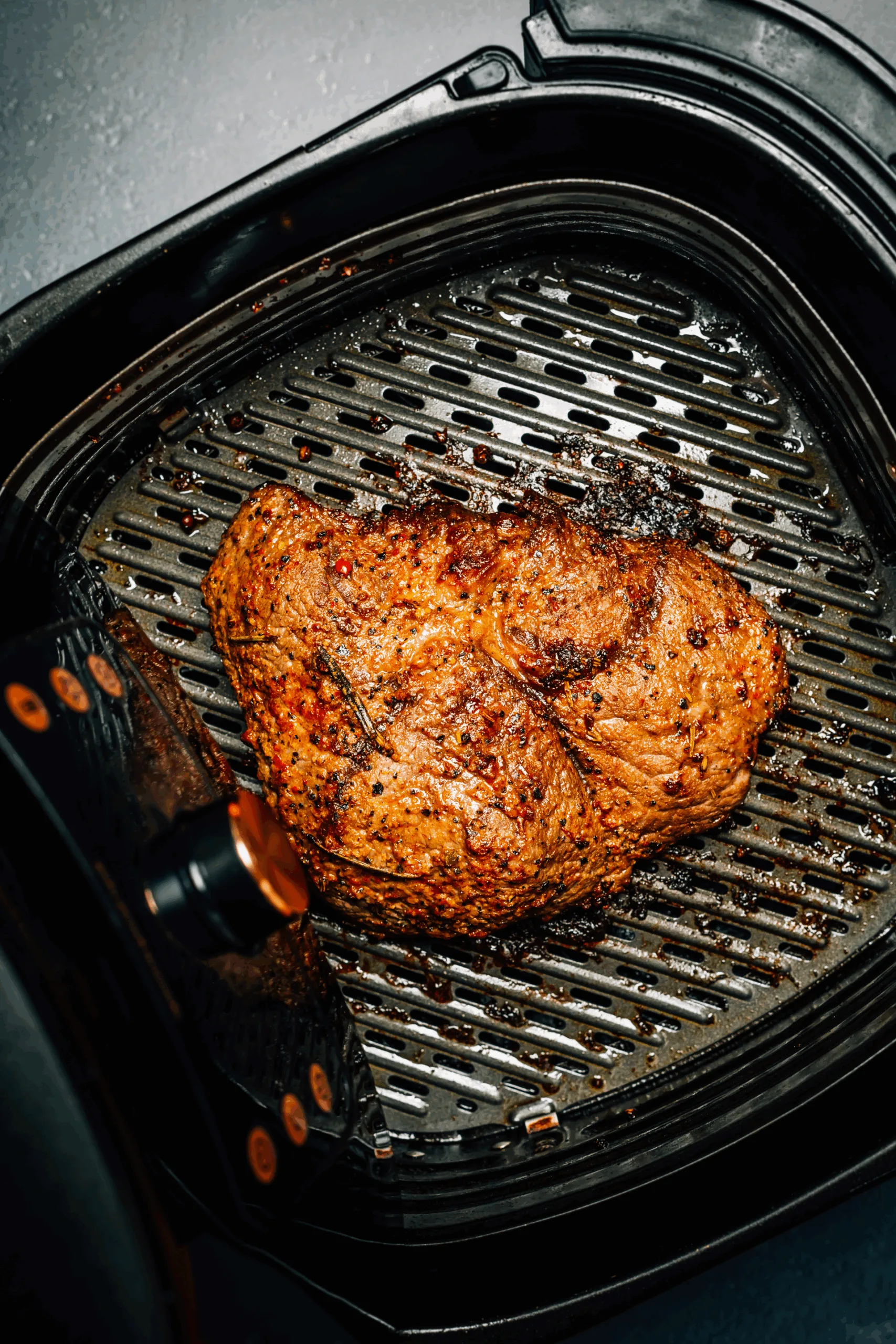 meat grillig in an air fryer