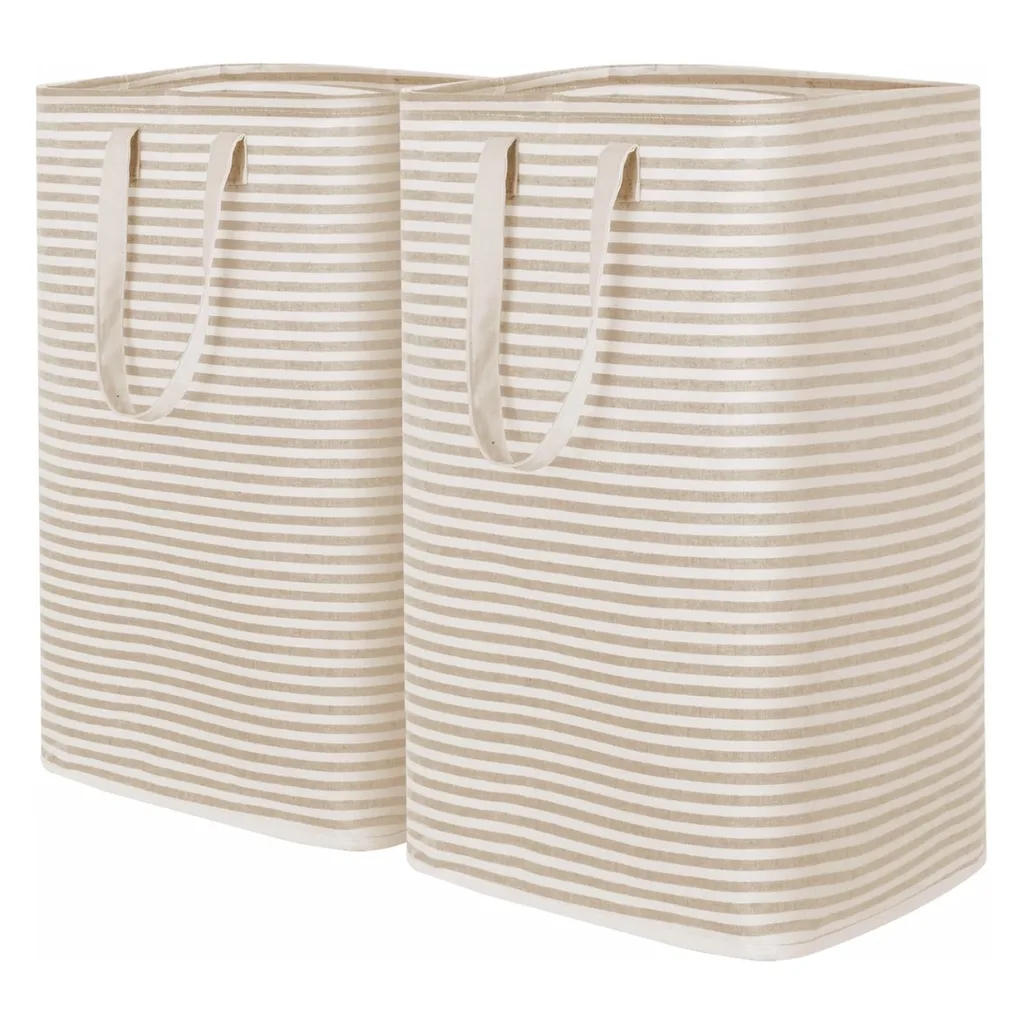 Lifewit 2 Pack 80L Large Laundry Hamper with collapsible design