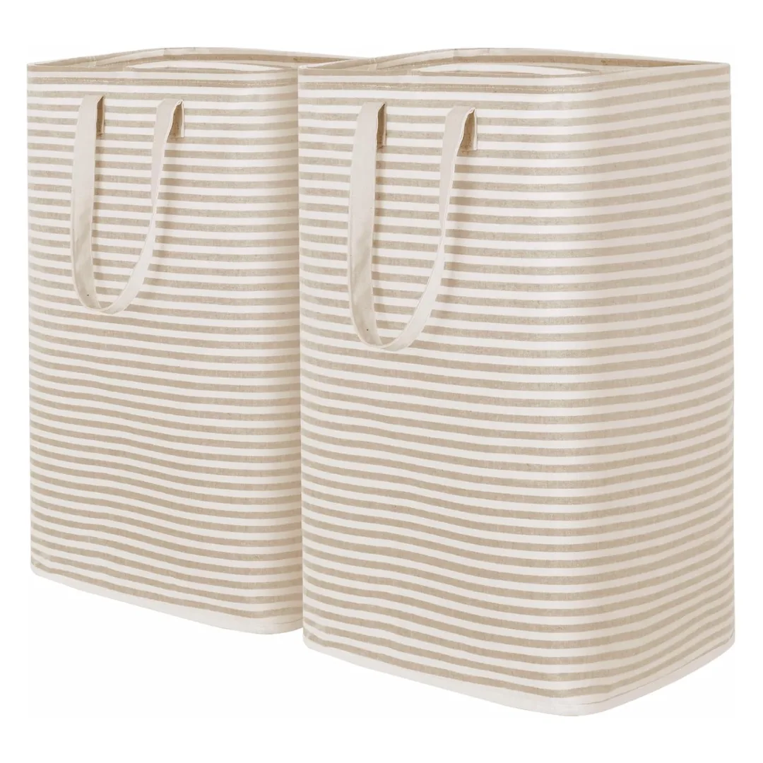 Lifewit 2 Pack 80L Large Laundry Hamper with collapsible design