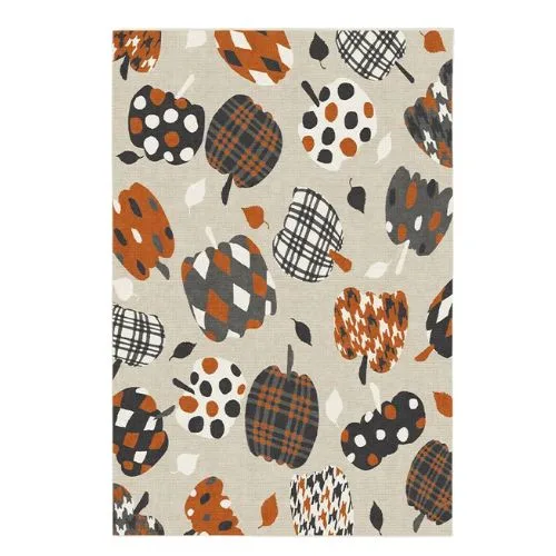 Pumpkin Orange Flatwoven Rug