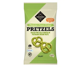 Hugos Pistachio Pretzels 120g