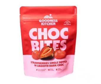 Goodness Kitchen Frozen Choc Bites – Strawberry