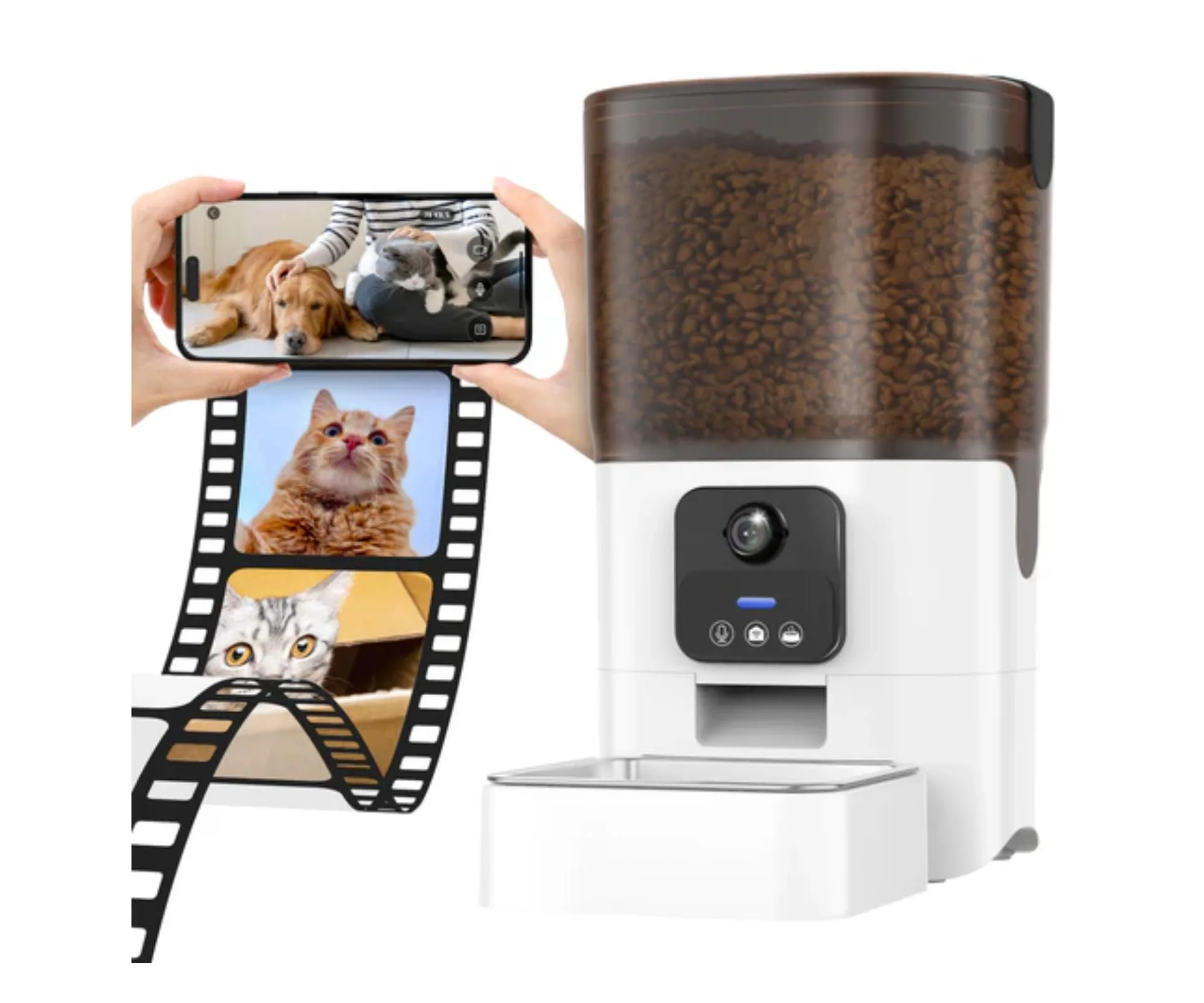 Advwin 6L Automatic Pet Feeder WiFi APP & HD Camera
