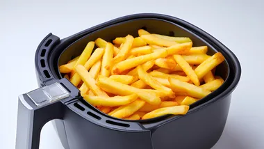 chips cooked in an air fryer