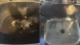 Bar Keepers Friend transformed my grimy sink in under 10 minutes