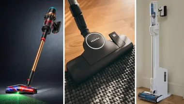 The best vacuum brands in Australia include Dyson, Miele and Shark, all pictured here.