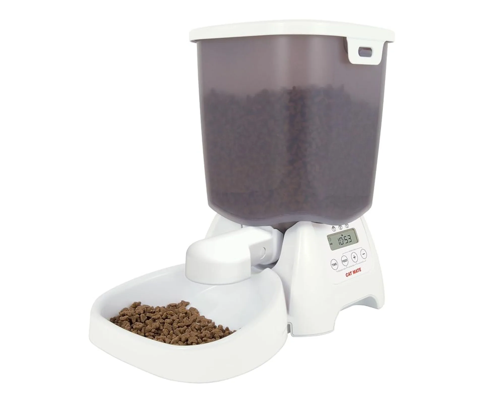 Cat Mate C3000 Automatic Dry Food 3-Meal Feeder, BPA Free for Cats & Small Dogs