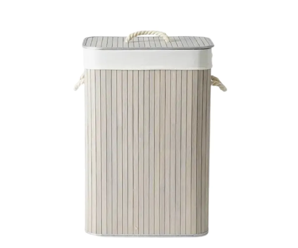 morgan and finch bamboo hamper with slats