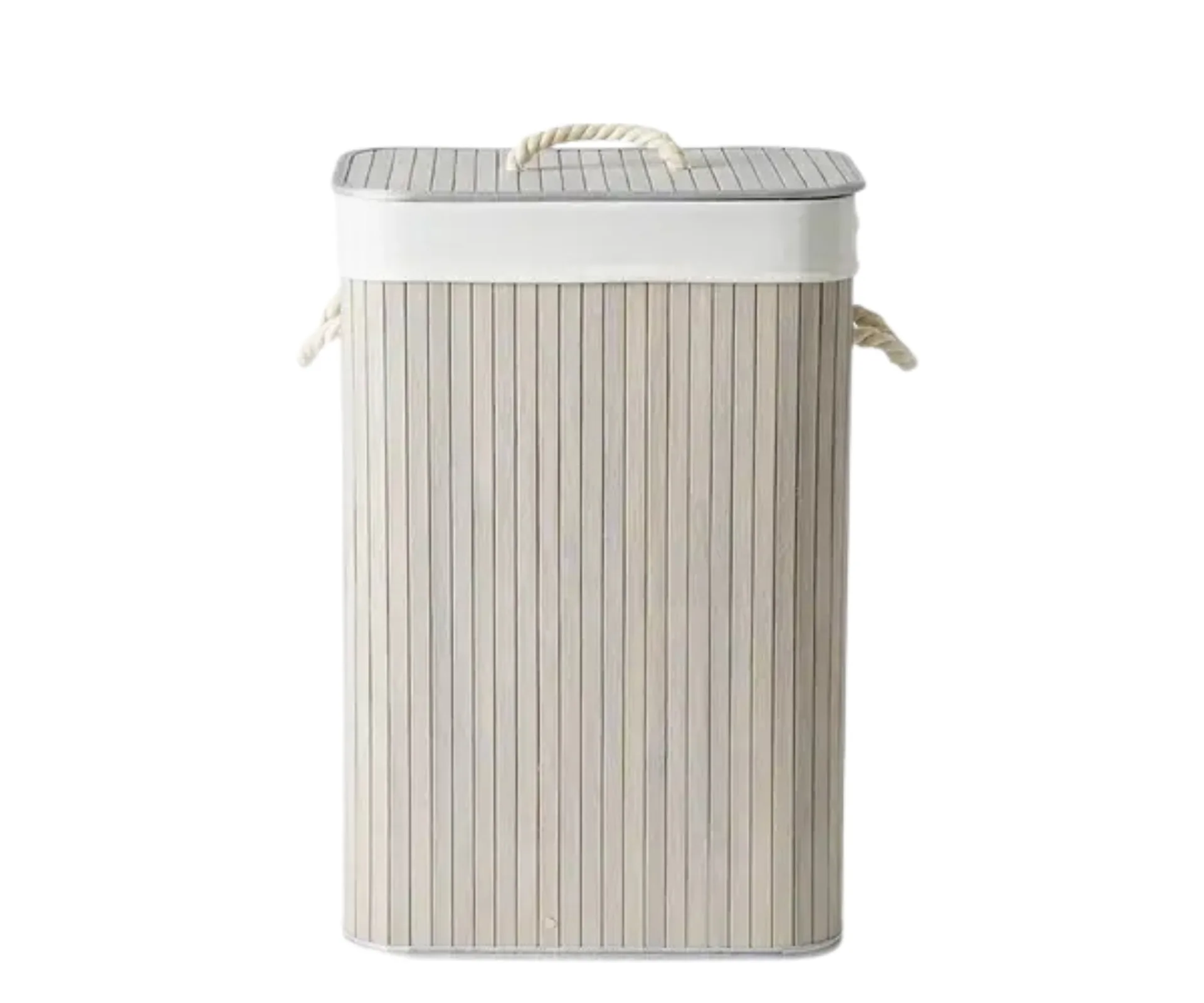 morgan and finch bamboo hamper with slats 