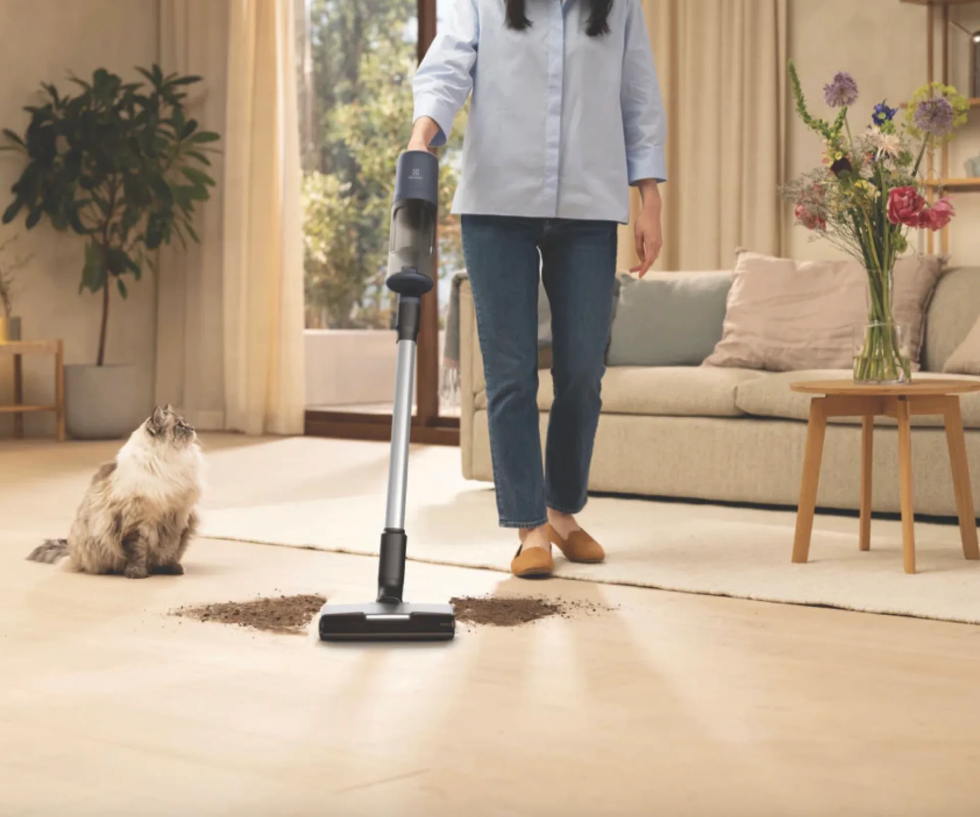The Electrolux Series 600 cordless vacuum.