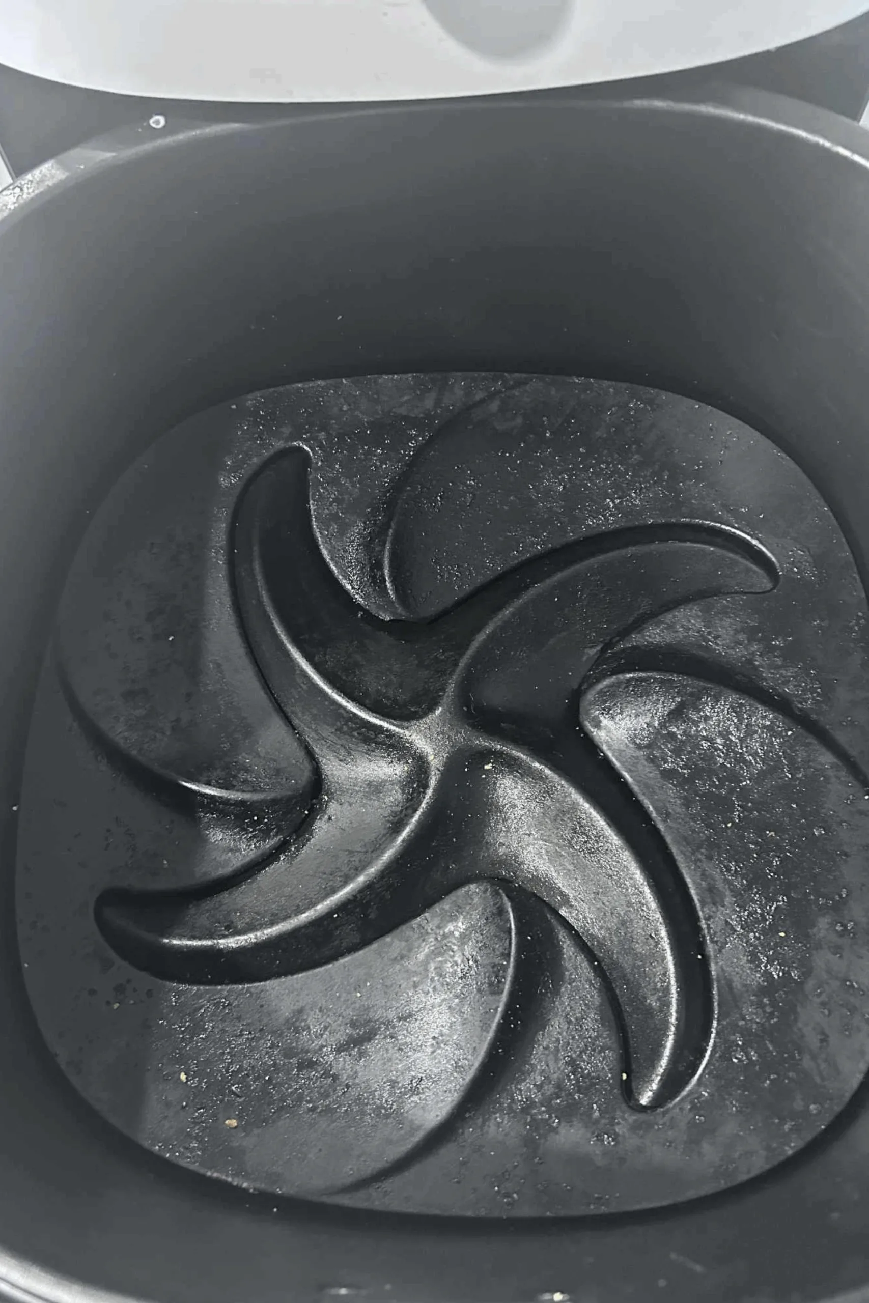 after cleaning the air fryer the final result