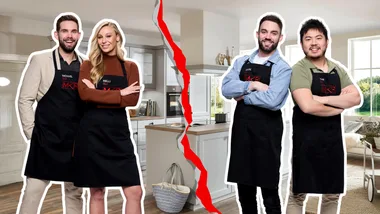 Who is topping the My Kitchen Rules 2025 leaderboard this week?