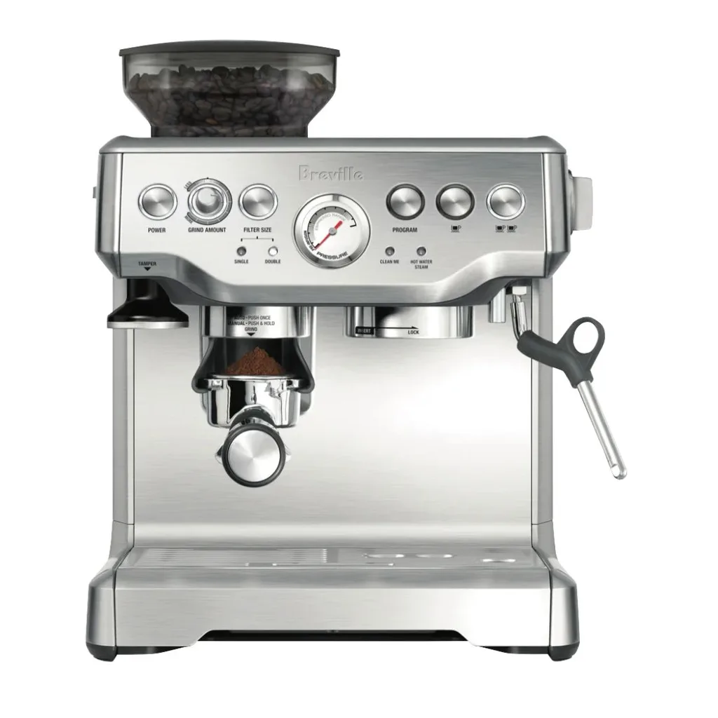 Breville The Barista Espresso Coffee Machine BES870BSS