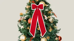 christmas tree bow