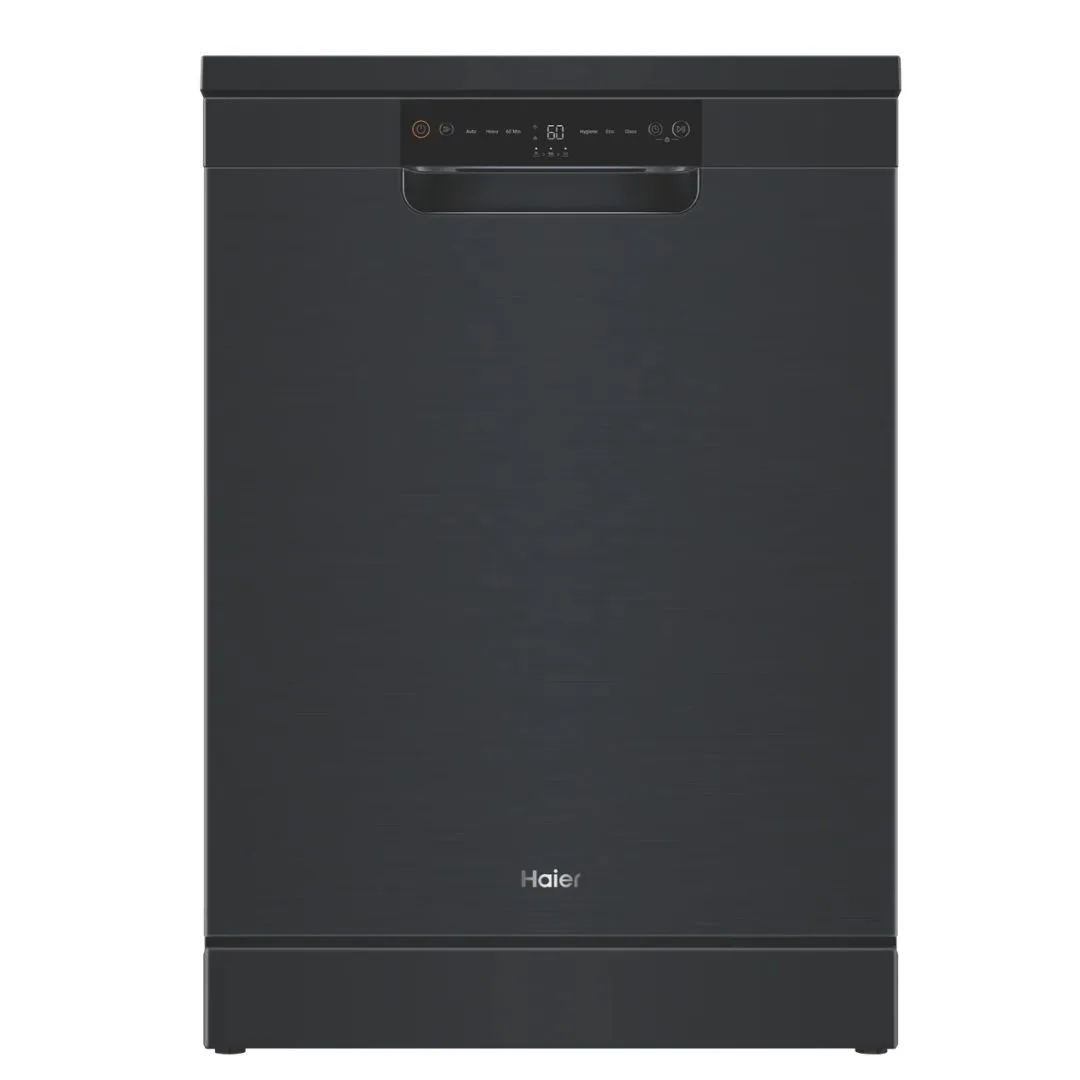 Haier 300 Series Freestanding Dishwasher - Black