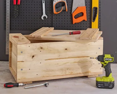 Adam Dovile’s newest wooden box DIY has a secret compartment