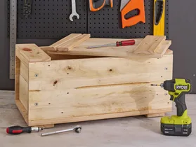 Adam Dovile’s newest wooden box DIY has a secret compartment