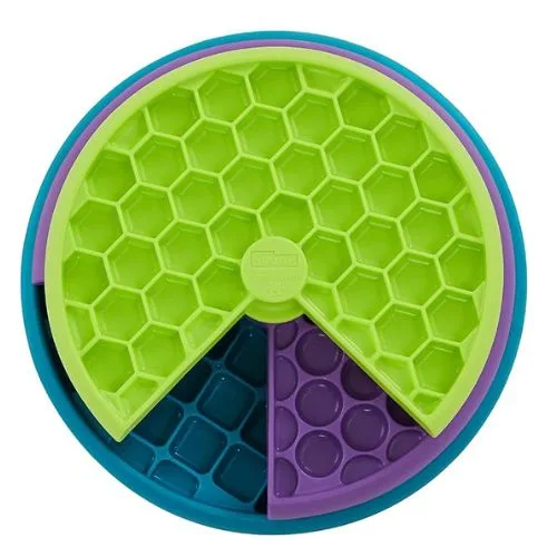 Outward Hound Nina Ottosson Lickin' Layers Interactive Dog Puzzle Game and Slow Feeder