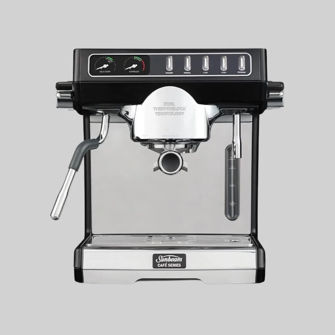 Product image of Sunbeam Caf&eacute; Series Duo Manual Espresso Coffee Machine, a editor pick from the Amazon Prime Big Deal Days sale