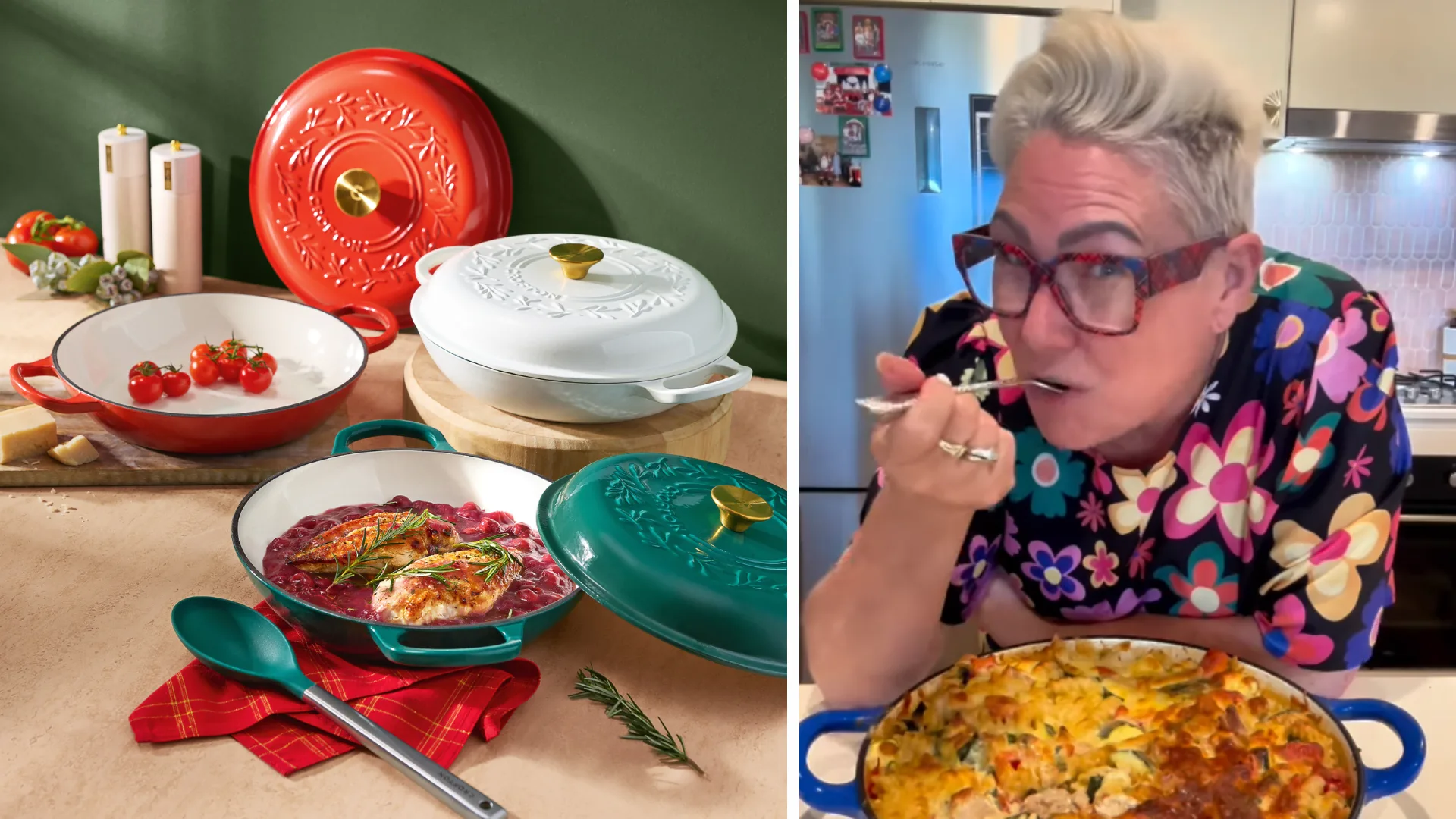 ALDI’s bringing Steph de Sousa’s favourite cast-iron French pan to Special Buys