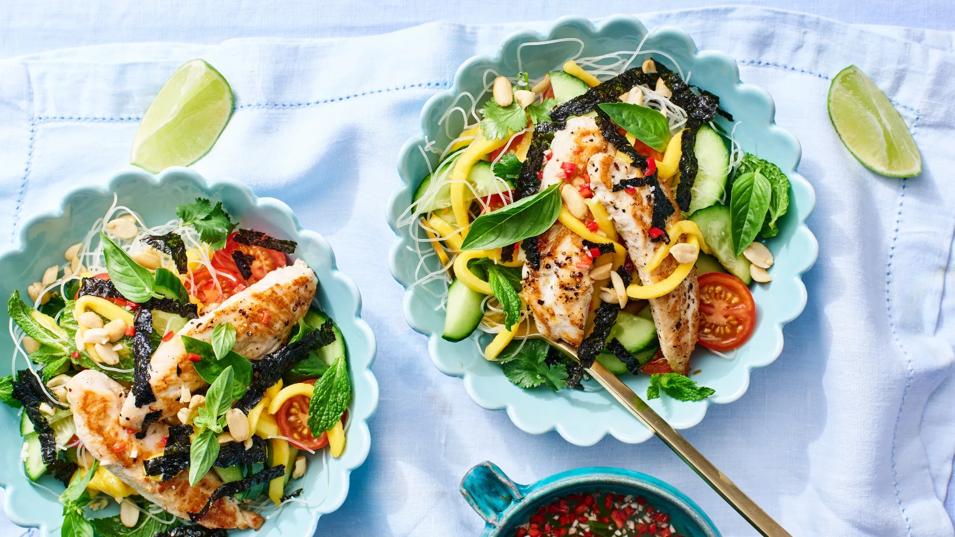Colin Fassnidge’s mango and chicken vermicelli salad