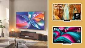 Black Friday TV deals (clockwise left to right: Hisense, Samsung and LG TVs)