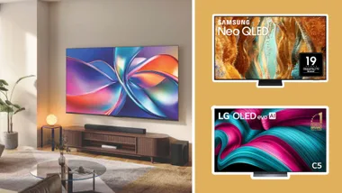 Black Friday TV deals (clockwise left to right: Hisense, Samsung and LG TVs)