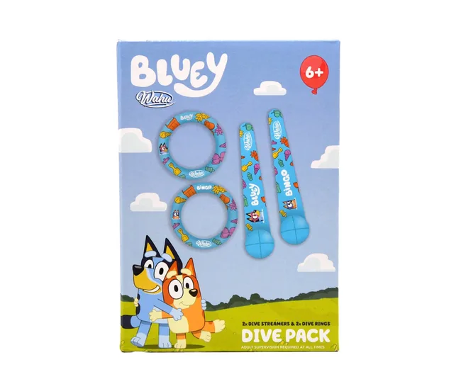 Bluey x Bunnings dive pack