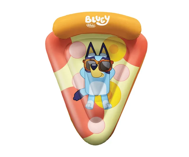 Inflatable Bluey x Bunnings pizza float