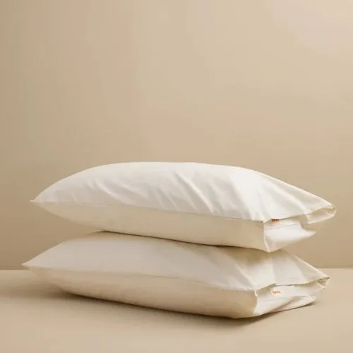 Bonny Pillow Case Pair in cloud white colour