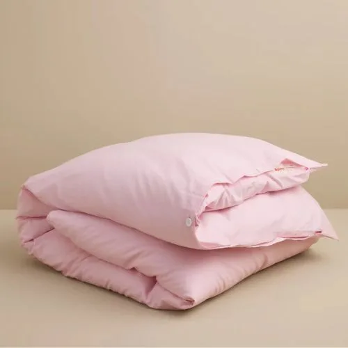 Bonny Quilt Cover in pink salt colour