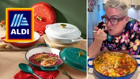 ALDI&rsquo;s $24.99 cast-iron pan that rivals $850 Le Creuset is back (Steph de Sousa swears by it)