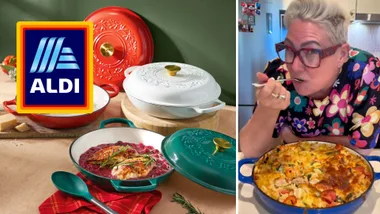 ALDI&rsquo;s $24.99 cast-iron pan that rivals $850 Le Creuset is back (Steph de Sousa swears by it)
