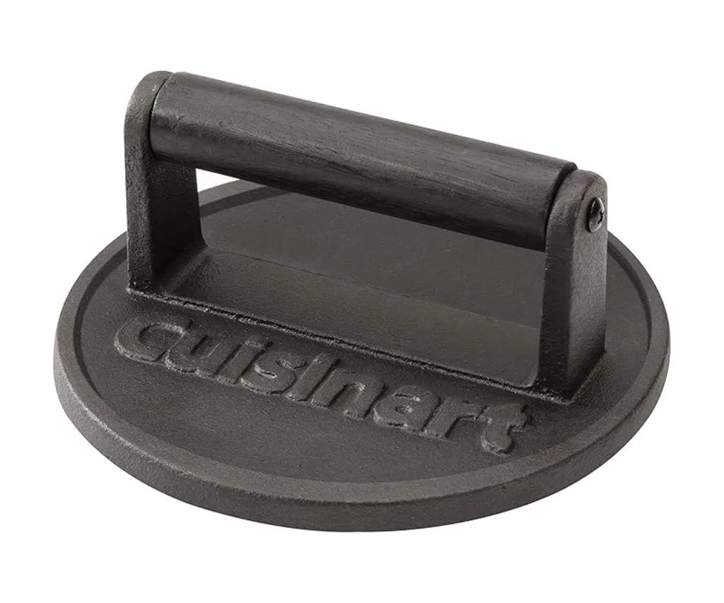 Cuisinart 6.5" Cast Iron Smashed Burger Press