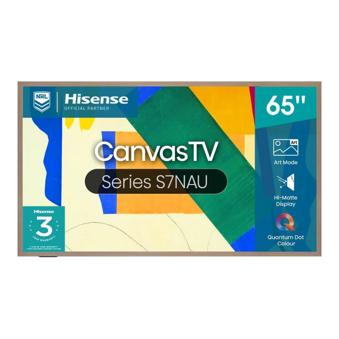 Hisense 65 Inch Canvas S7NAU 4K QLED Smart TV 2024