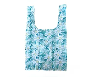 Recycled shopper bag in Flannel Flower, Produce Pod